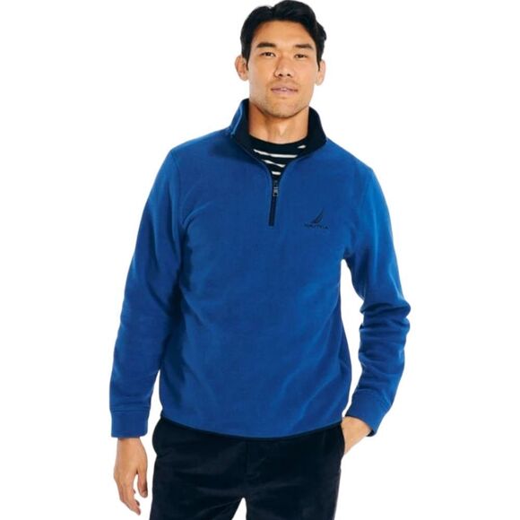 NAUTICA UNISEX Half Zip Fleece Pullover.โSIZE L - Picture 3 of 16